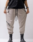 【thom/krom】 UNISEX POCKETED COTTON SWEAT RIB PANTS MST464_MOON BEAM