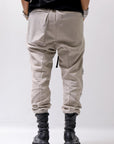 【thom/krom】 UNISEX POCKETED COTTON SWEAT RIB PANTS MST464_MOON BEAM