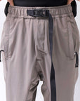 【thom/krom】 UNISEX SUPER STRETCH NYLON RIB PANTS MP29_EARTH BROWN