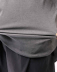 【thom/krom】 UNISEX STRETCH COTTON REGULAR FIT LONG SLEEVE TOPS MTS960_COLD DYE GREY