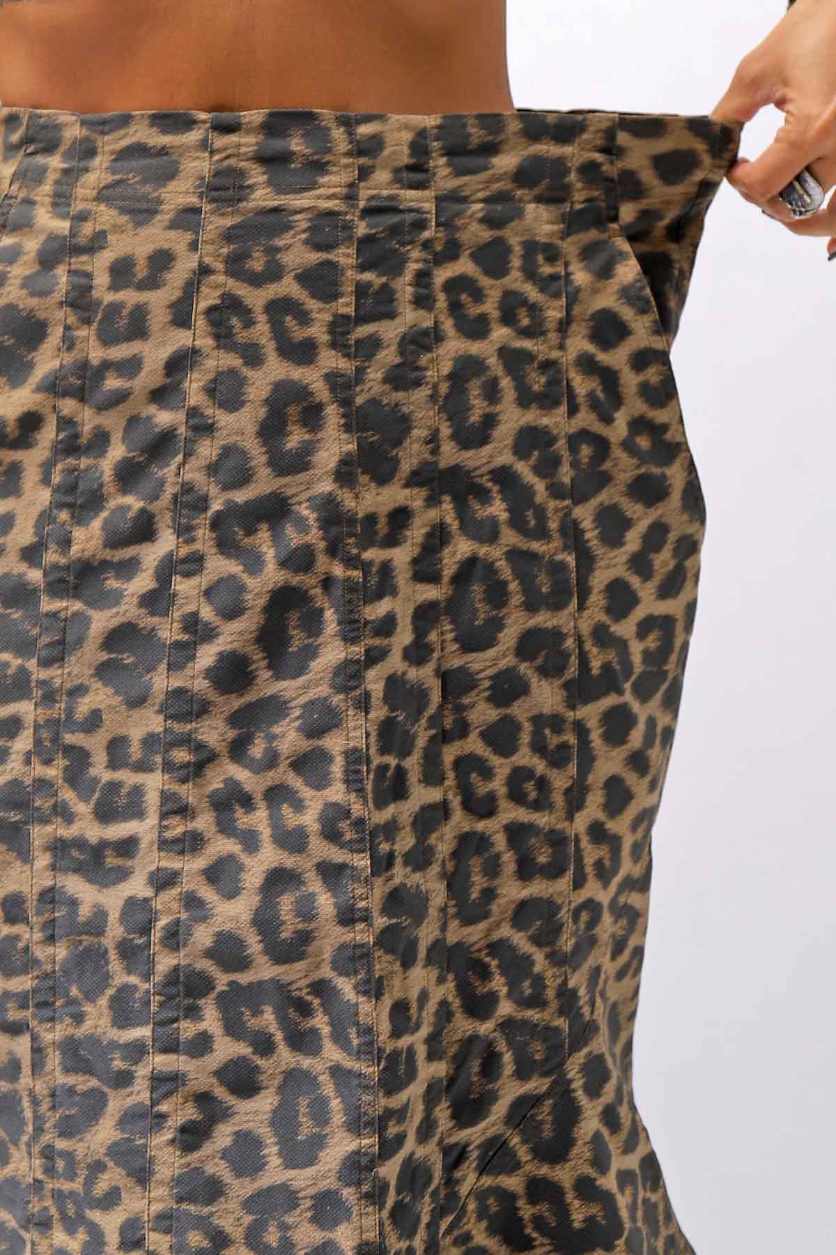 【RUNDHOLZ】 LEOPARDO STRETCH MERMAID SKIRT_LEOPARD CLOUD