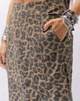 【RUNDHOLZ】 LEOPARDO STRETCH MERMAID SKIRT_LEOPARD CLOUD
