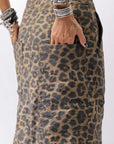 【RUNDHOLZ】 LEOPARDO STRETCH MERMAID SKIRT_LEOPARD CLOUD