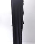 【PLÜ】 MULTIWAY STRETCH COTTON STOLE PL21_STRIPE/BLACK