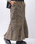 【RUNDHOLZ】 LEOPARDO STRETCH MERMAID SKIRT_LEOPARD CLOUD