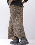 【RUNDHOLZ】 LEOPARDO STRETCH MERMAID SKIRT_LEOPARD CLOUD