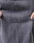 【studio b3】 UNISEX COTTON DENIM BOX SALLOUEL PANTS MPB1830_MARENGO(GREY WASH)