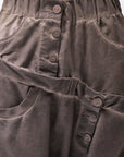 【studio b3】 UNISEX COTTON & SWEAT BOX SARROUEL PANTS RBB1974_TRUFFLE OLD DYE
