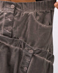 【studio b3】 UNISEX COTTON & SWEAT BOX SARROUEL PANTS RBB1974_TRUFFLE OLD DYE