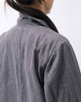 【studio b3】 UNISEX COTTON DENIM RELAX FIT JACKET RBB2018_MARENGO(GREY WASH)