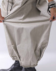 【RUNDHOLZ】 UNISEX SIDE TUCK ICONIC COTTON PANTS_SAND CLOUD