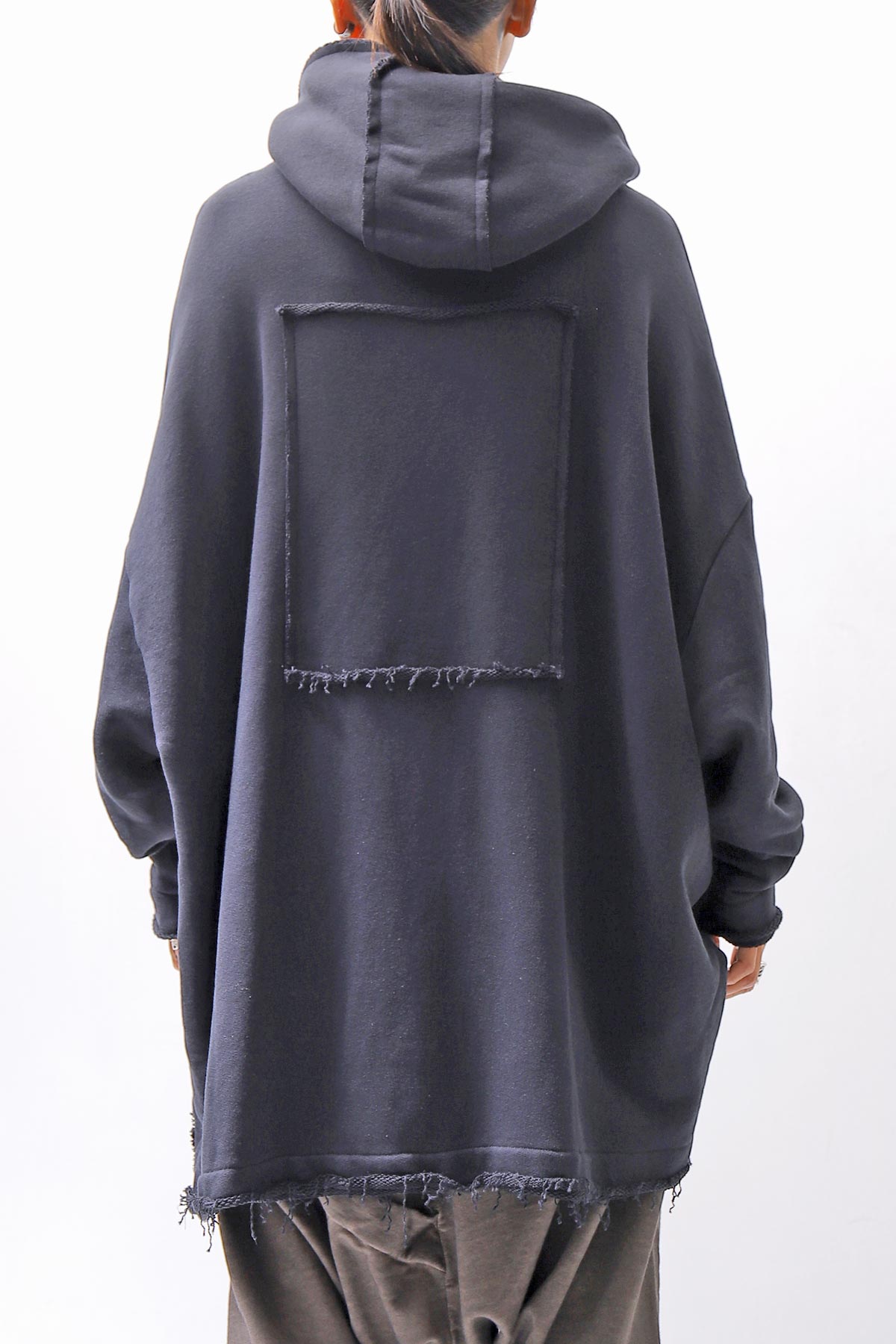 【studio b3】 UNISEX OVERSIZED COTTON SWEAT HOODIE SHB2161_BLACK