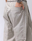 【RUNDHOLZ】 UNISEX SIDE TUCK ICONIC COTTON PANTS_SAND CLOUD