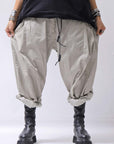 【RUNDHOLZ】 UNISEX SIDE TUCK ICONIC COTTON PANTS_SAND CLOUD