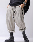 【RUNDHOLZ】 UNISEX SIDE TUCK ICONIC COTTON PANTS_SAND CLOUD