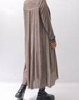 【studio b3】 ASYMMETRY TUNIC TOPS SHB2219_TRUFFLE OLD DYE