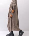 【studio b3】 ASYMMETRY TUNIC TOPS SHB2219_TRUFFLE OLD DYE