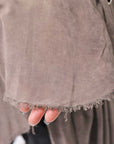 【studio b3】 ASYMMETRY TUNIC TOPS SHB2219_TRUFFLE OLD DYE