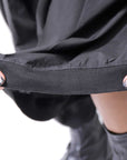 【RUNDHOLZ】 FRONT TUCK WIDE COTTON PANTS_BLACK