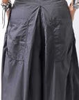 【RUNDHOLZ】 FRONT TUCK WIDE COTTON PANTS_BLACK