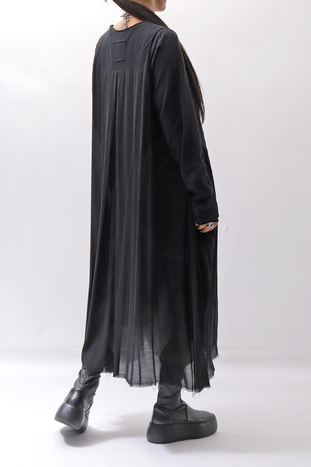 【studio b3】 ASYMMETRY TUNIC TOPS SHB2219_BLACK