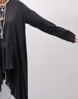 【studio b3】 ASYMMETRY TUNIC TOPS SHB2219_BLACK