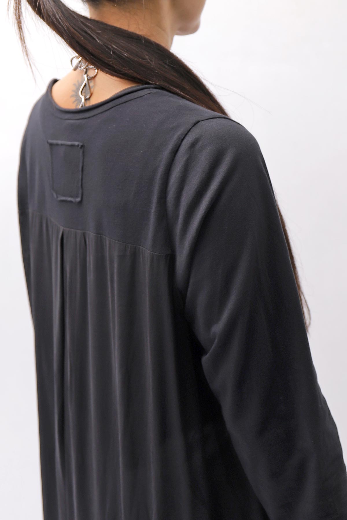 【studio b3】 ASYMMETRY TUNIC TOPS SHB2219_BLACK