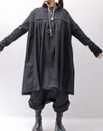 【RUNDHOLZ】 COTTON TUNIC DRESS_BLACK