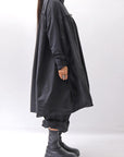 【RUNDHOLZ】 COTTON TUNIC DRESS_BLACK
