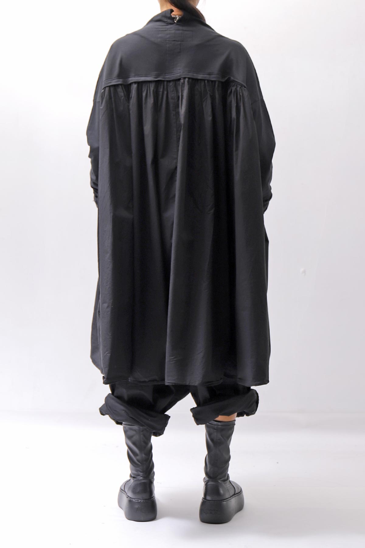 【RUNDHOLZ】 COTTON TUNIC DRESS_BLACK