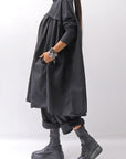 【RUNDHOLZ】 COTTON TUNIC DRESS_BLACK