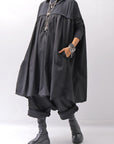 【RUNDHOLZ】 COTTON TUNIC DRESS_BLACK