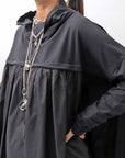 【RUNDHOLZ】 COTTON TUNIC DRESS_BLACK