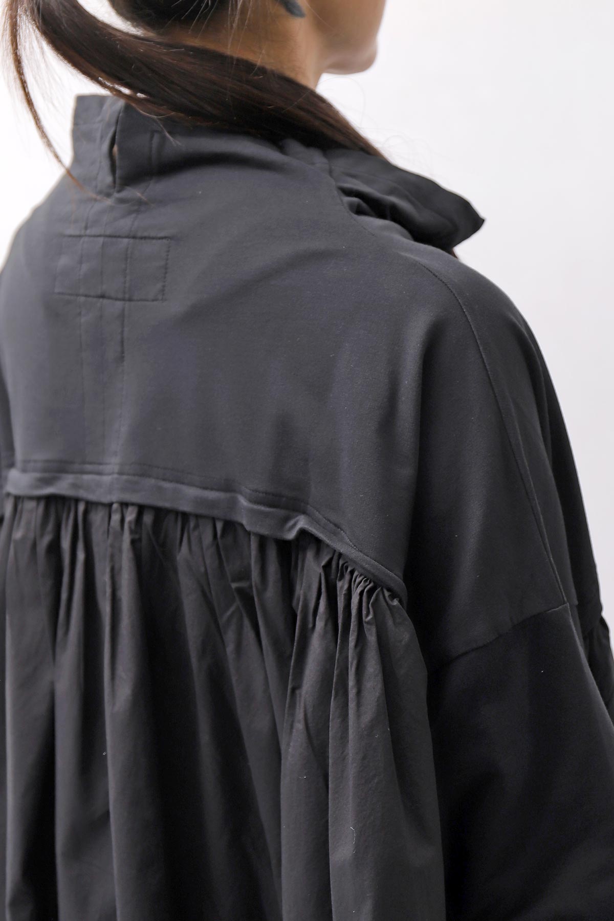 【RUNDHOLZ】 COTTON TUNIC DRESS_BLACK