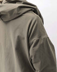 【bajra】 UNISEX 2WAY SWEAT ZIP-UP CARDIGAN 160QK03_MILITARY