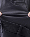 【studio b3】 UNSEX COTTON&SWEAT BOX SARROUEL PANTS RBB1974_BLACK