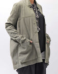 【Primordial is Primitive】 UNISEX STRETCH SHIRT BLOUSON 2026AL_MILITARY
