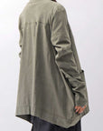 【Primordial is Primitive】 UNISEX STRETCH SHIRT BLOUSON 2026AL_MILITARY