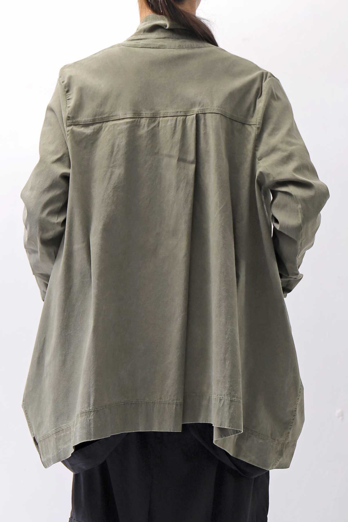 【Primordial is Primitive】 UNISEX STRETCH SHIRT BLOUSON 2026AL_MILITARY