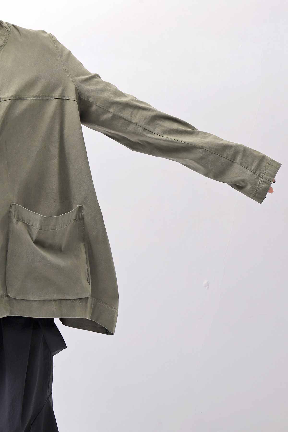 【Primordial is Primitive】 UNISEX STRETCH SHIRT BLOUSON 2026AL_MILITARY
