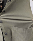 【Primordial is Primitive】 UNISEX STRETCH SHIRT BLOUSON 2026AL_MILITARY