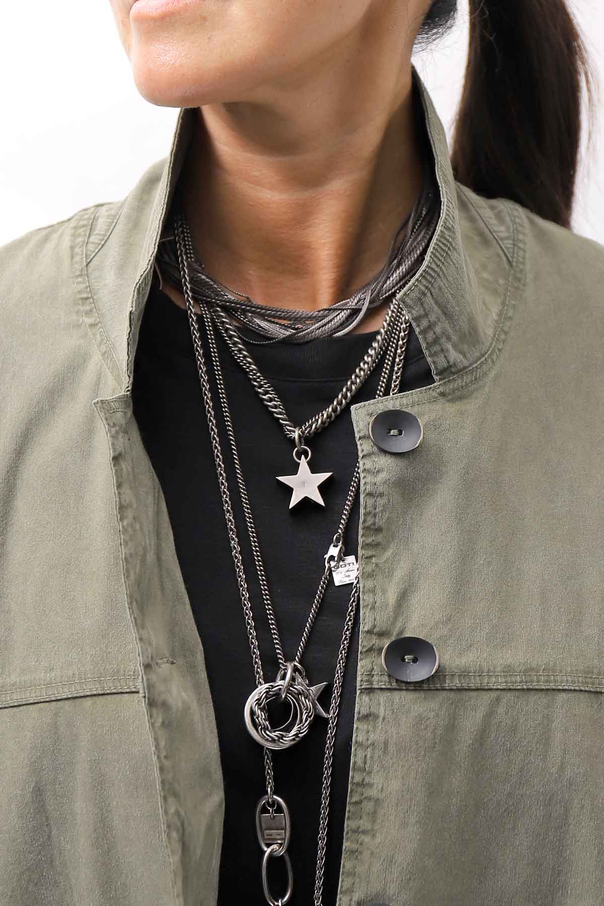 【Primordial is Primitive】 UNISEX STRETCH SHIRT BLOUSON 2026AL_MILITARY