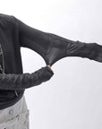 【thom/krom】 UNISEX COTTON MODAL PAINT LINE LONG SLEEVE TOP MTS907_BLACK