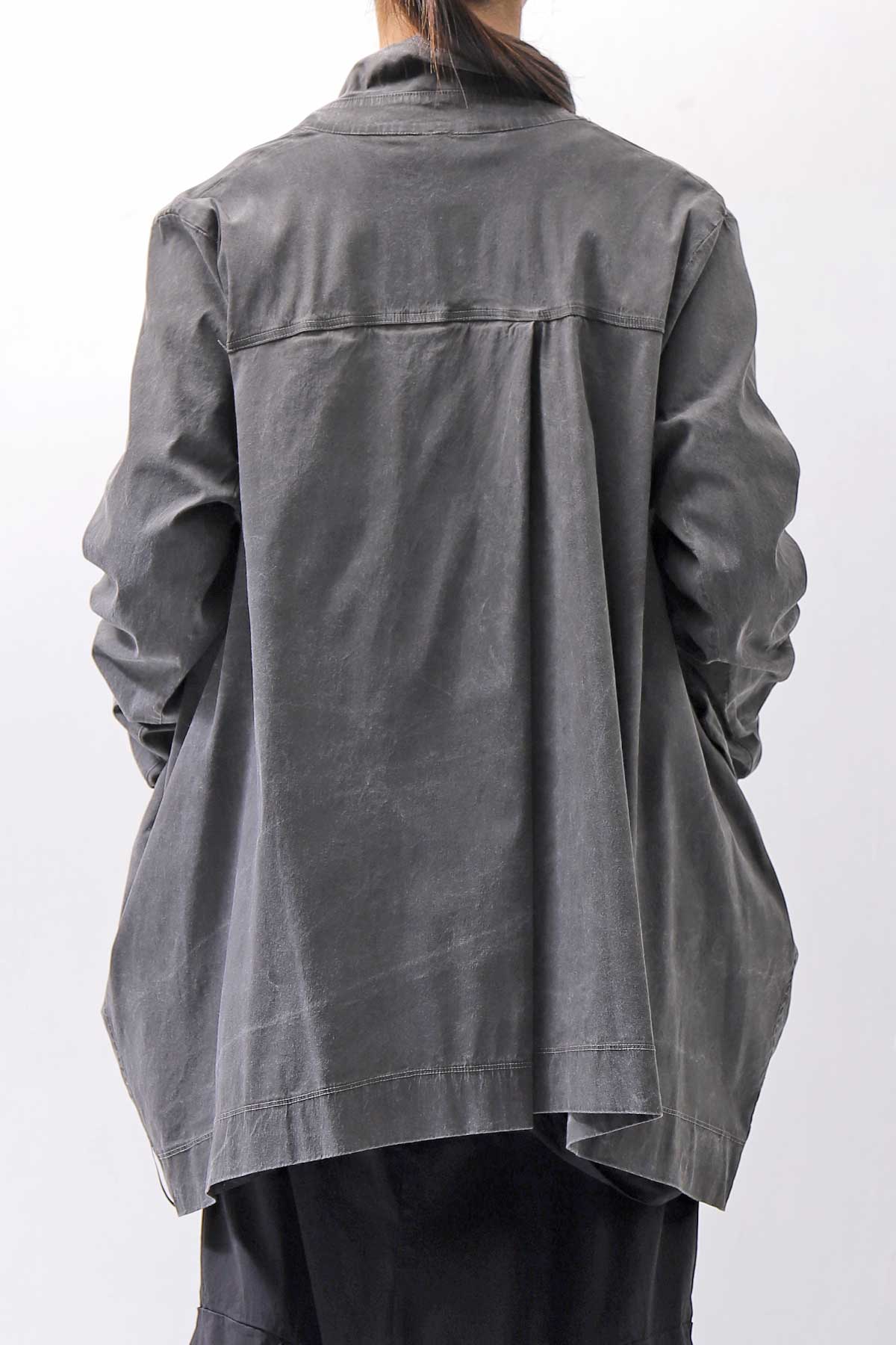 【Primordial is Primitive】 UNISEX STRETCH SHIRT BLOUSON 2026AL_GREY WASH