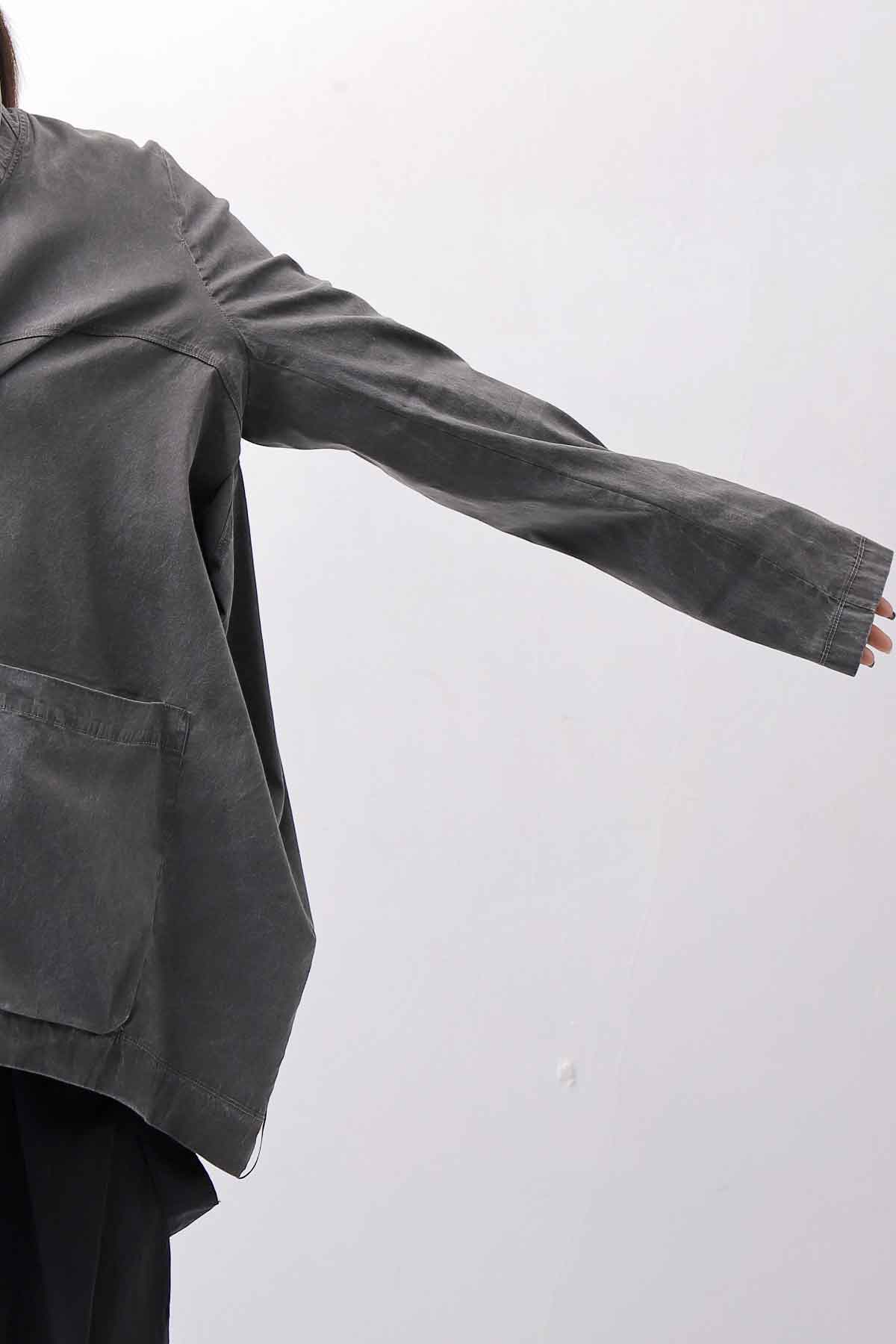 【Primordial is Primitive】 UNISEX STRETCH SHIRT BLOUSON 2026AL_GREY WASH