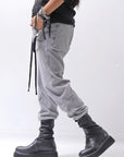 【thom/krom】 UNISEX COTTON RIB PANTS MST509_USED GREY
