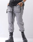 【thom/krom】 UNISEX COTTON RIB PANTS MST509_USED GREY