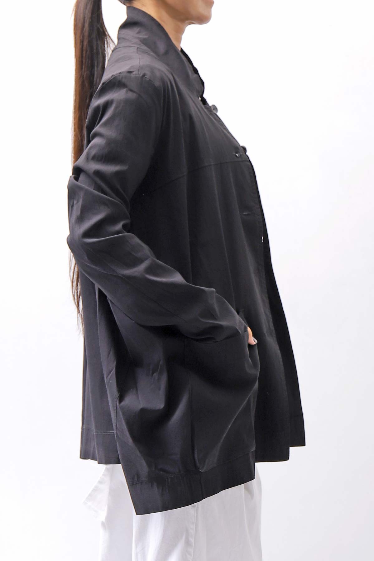 【Primordial is Primitive】 UNISEX STRETCH SHIRT BLOUSON 2026AL_BLACK
