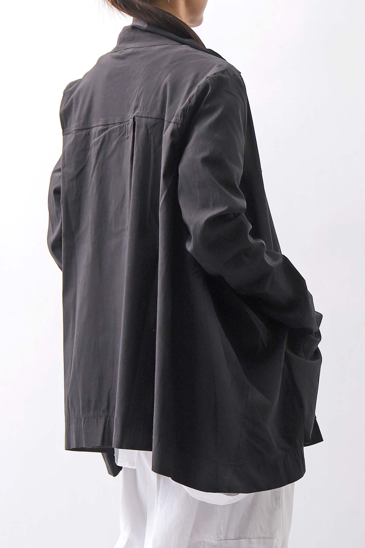 【Primordial is Primitive】 UNISEX STRETCH SHIRT BLOUSON 2026AL_BLACK