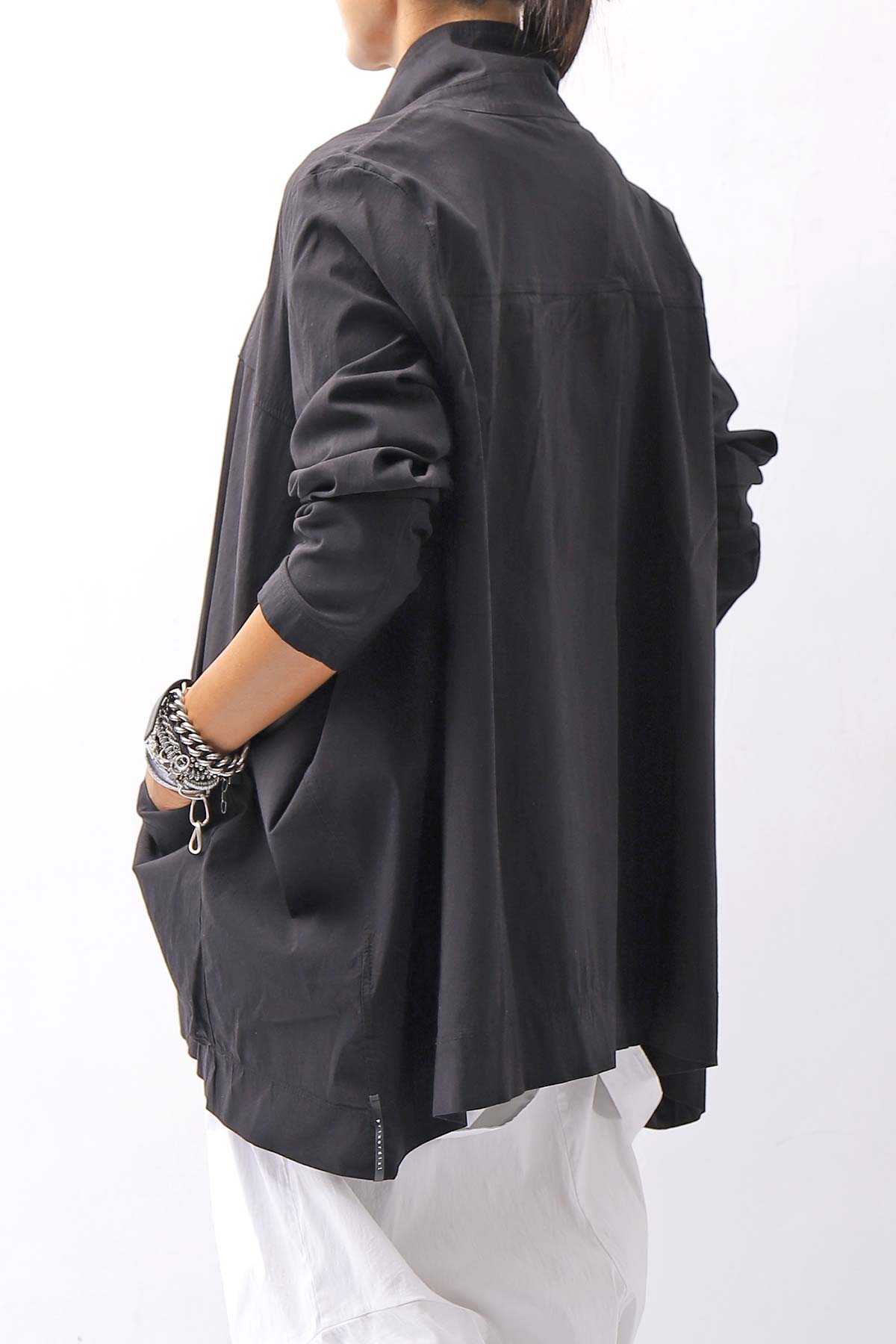【Primordial is Primitive】 UNISEX STRETCH SHIRT BLOUSON 2026AL_BLACK